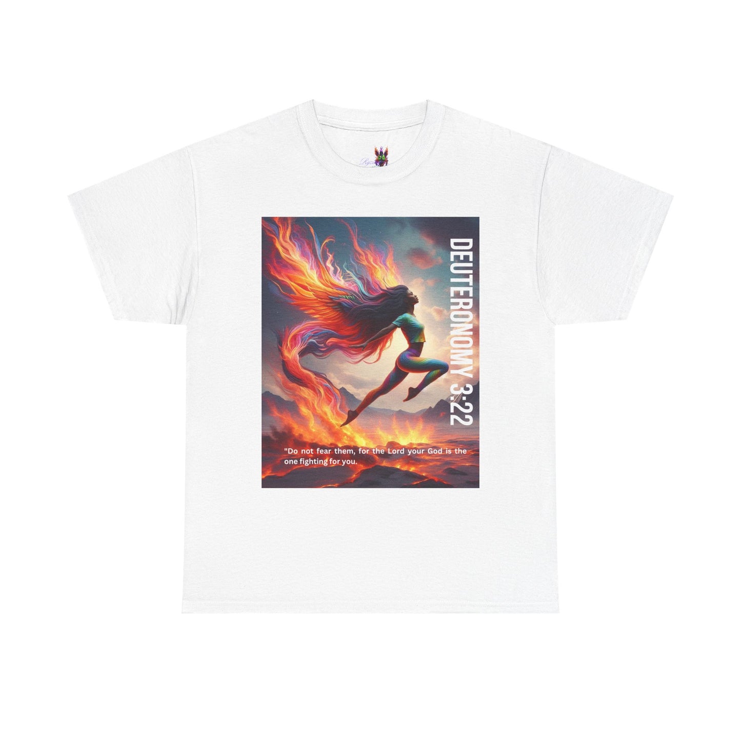Spiritual Heavy Cotton Tee - Deuteronomy Bible Verses