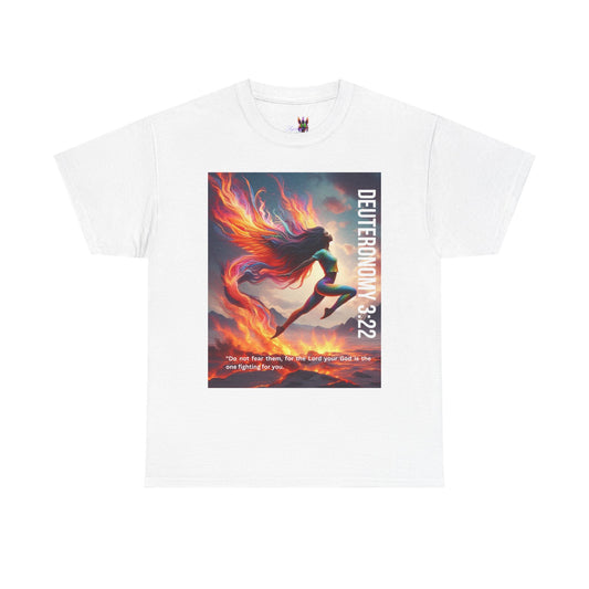 Spiritual Heavy Cotton Tee - Deuteronomy Bible Verses