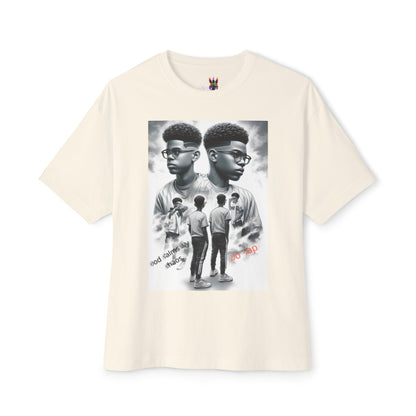 From chaos to calm 5— all God, no lies.Oversized Boxy Tee