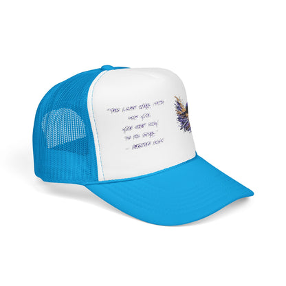 Inspirational Foam Trucker Hat with Embroidery, Casual Hat, Gift for Him/Her, Motivational Headwear, Summer Accessories