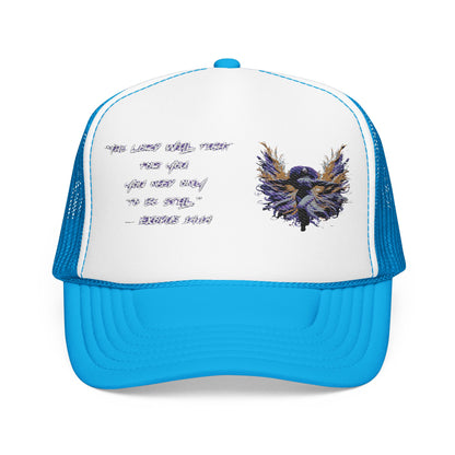 Inspirational Foam Trucker Hat with Embroidery, Casual Hat, Gift for Him/Her, Motivational Headwear, Summer Accessories