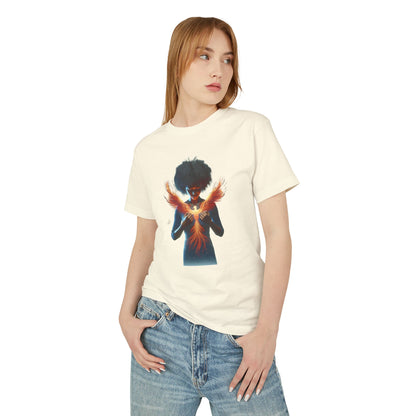 Phoenix Rising Graphic Tee | Unisex Cotton Shirt, Inspirational Apparel, Gift for Friends, Unique Artwear, Casual Style