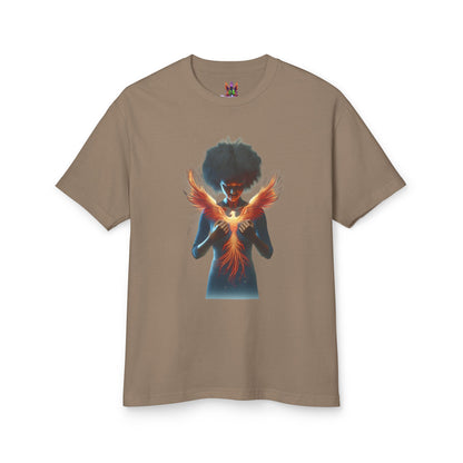 Phoenix Rising Graphic Tee | Unisex Cotton Shirt, Inspirational Apparel, Gift for Friends, Unique Artwear, Casual Style