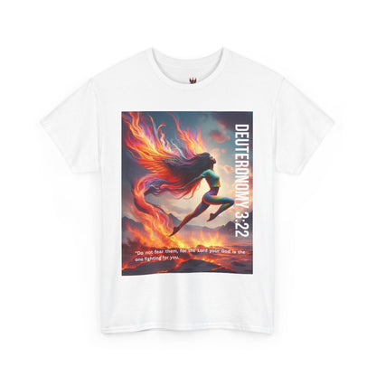 Spiritual Heavy Cotton Tee - Deuteronomy Bible Verses
