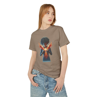 Phoenix Rising Graphic Tee | Unisex Cotton Shirt, Inspirational Apparel, Gift for Friends, Unique Artwear, Casual Style
