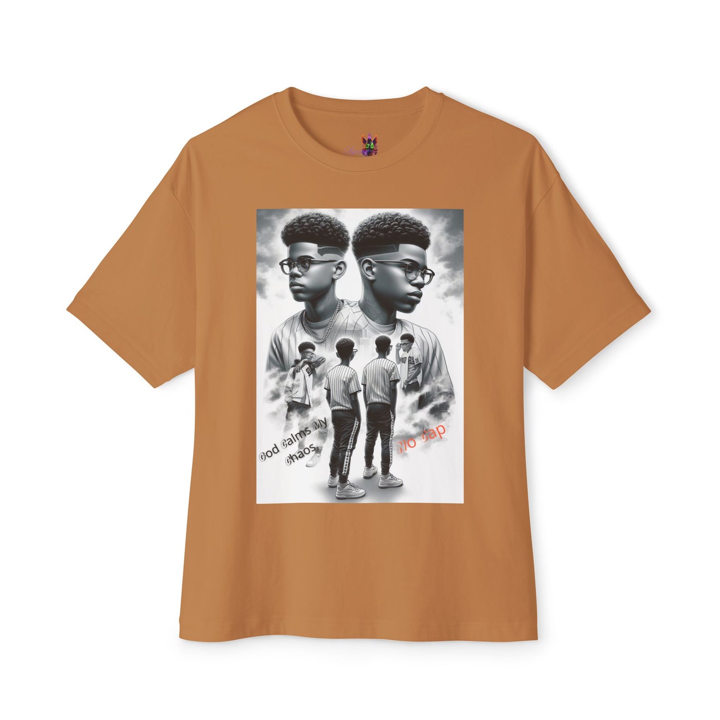 From chaos to calm 5— all God, no lies.Oversized Boxy Tee